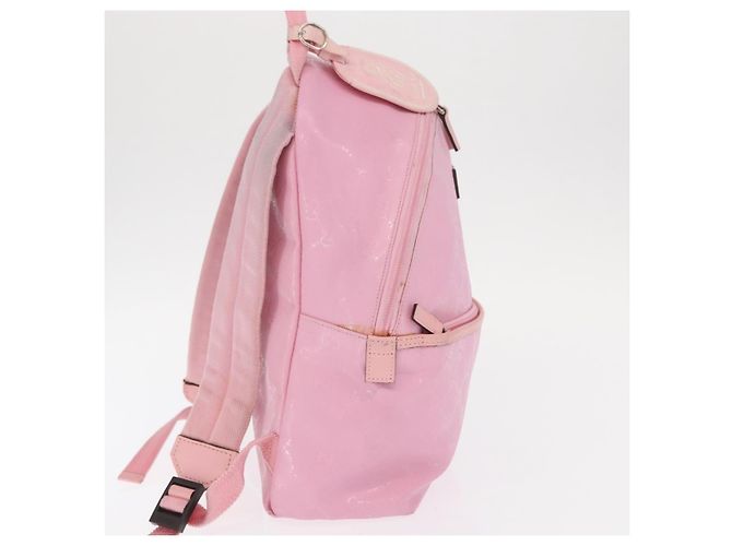 Zaino GUCCI GG Implementation PVC Argento Rosa 271327 Auth ka1055 - vista 5