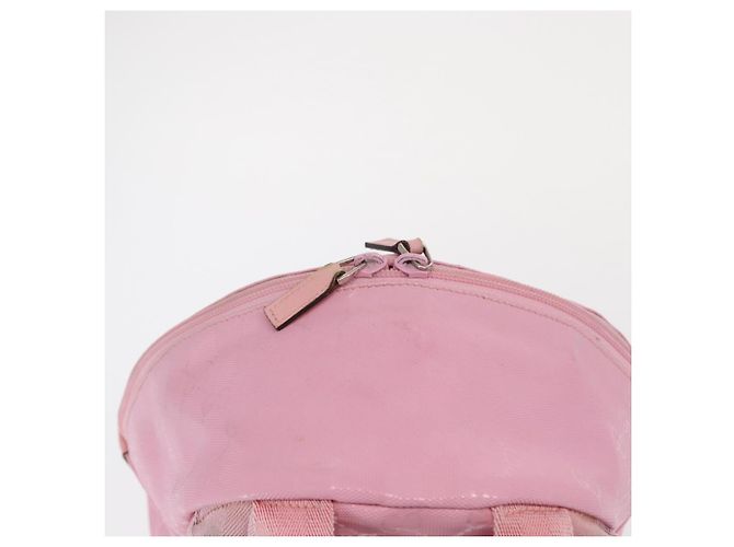 Zaino GUCCI GG Implementation PVC Argento Rosa 271327 Auth ka1055 - vista 6