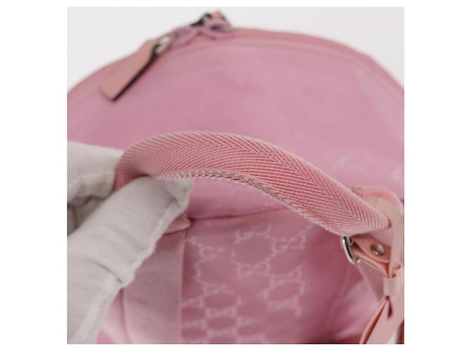 Zaino GUCCI GG Implementation PVC Argento Rosa 271327 Auth ka1055 - vista 7