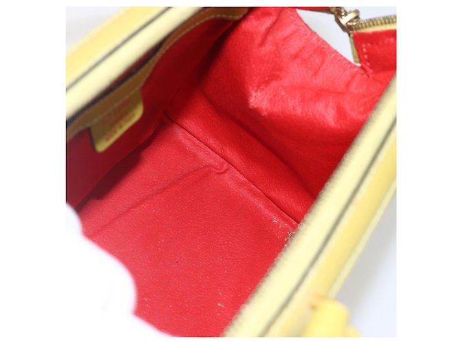 Céline Borsa a mano CELINE in pelle giallo oro Auth 158409 D'oro - vista 20