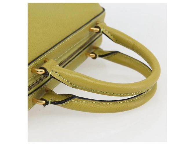 Céline Borsa a mano CELINE in pelle giallo oro Auth 158409 D'oro - vista 7