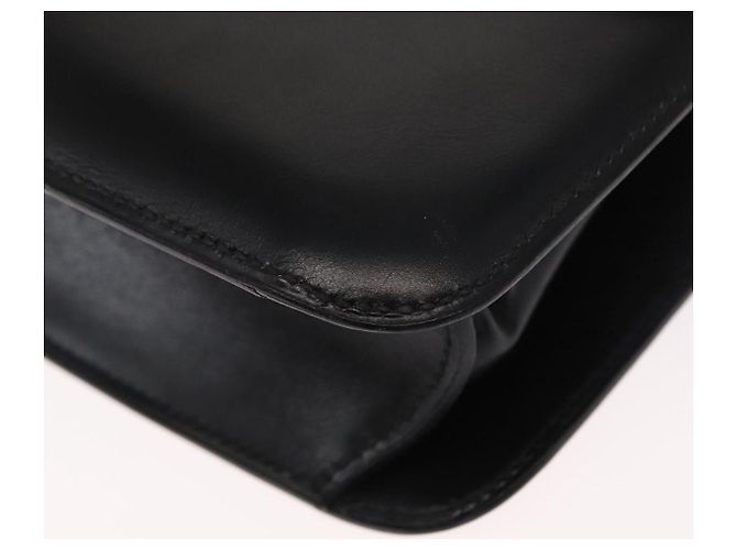 Hermès HERMES Borsa a Spalla Dolly Pelle Nera Oro Auth fm4990 Nero D'oro - vista 11