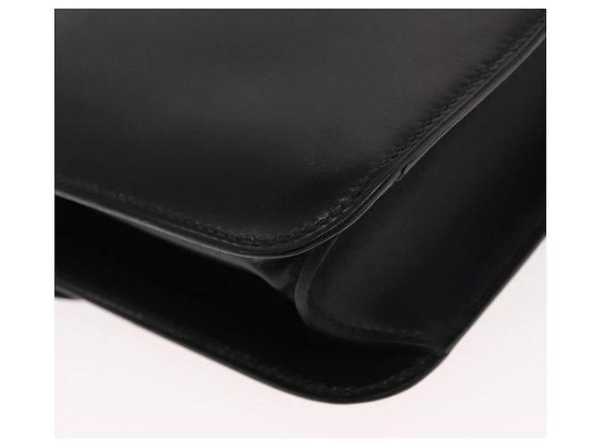 Hermès HERMES Borsa a Spalla Dolly Pelle Nera Oro Auth fm4990 Nero D'oro - vista 12