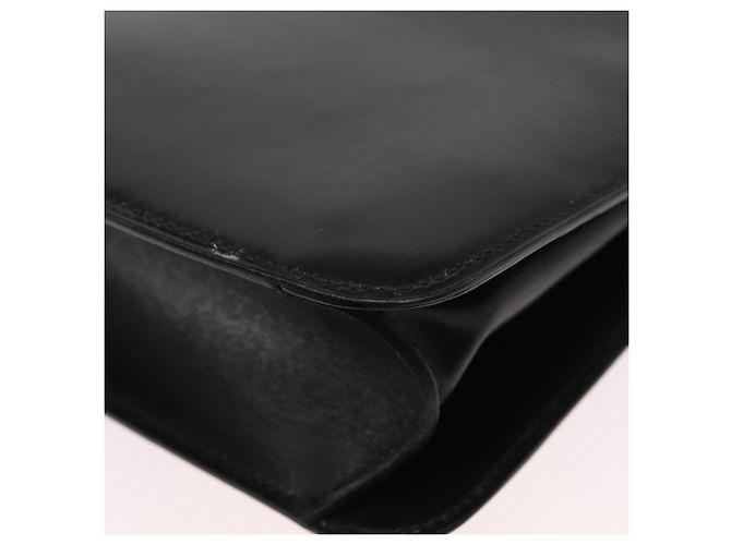 Hermès HERMES Borsa a Spalla Dolly Pelle Nera Oro Auth fm4990 Nero D'oro - vista 13