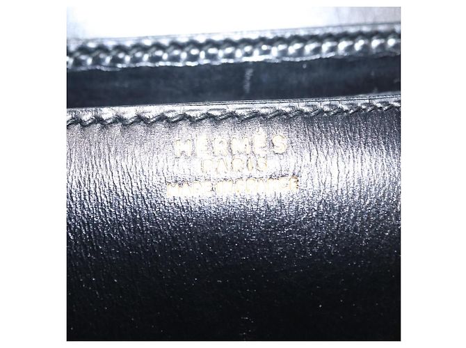 Hermès HERMES Borsa a Spalla Dolly Pelle Nera Oro Auth fm4990 Nero D'oro - vista 16