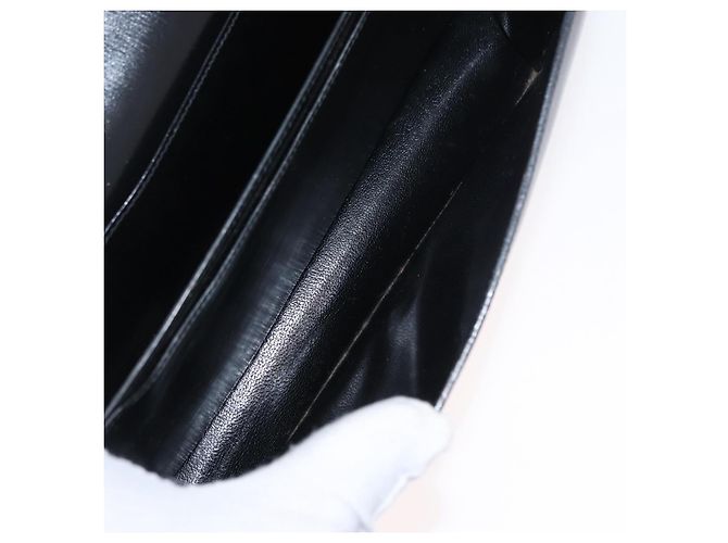 Hermès HERMES Borsa a Spalla Dolly Pelle Nera Oro Auth fm4990 Nero D'oro - vista 17