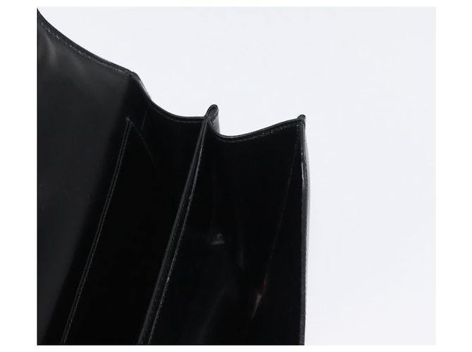 Hermès HERMES Borsa a Spalla Dolly Pelle Nera Oro Auth fm4990 Nero D'oro - vista 18
