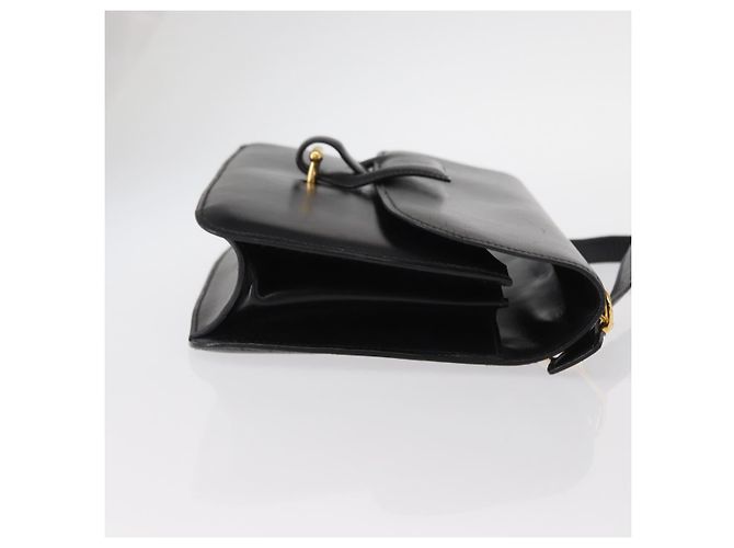 Hermès HERMES Borsa a Spalla Dolly Pelle Nera Oro Auth fm4990 Nero D'oro - vista 4