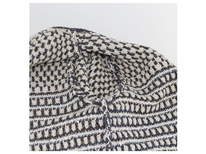 CHANEL Completo Tweed Multicolore Senza Collo CC Auth 159499SAM - vista 10