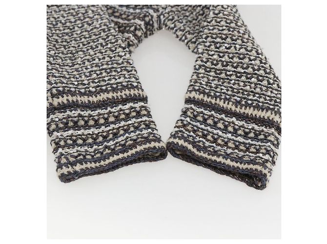 CHANEL Completo Tweed Multicolore Senza Collo CC Auth 159499SAM - vista 14