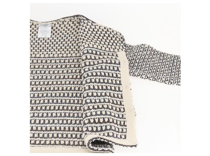 CHANEL Completo Tweed Multicolore Senza Collo CC Auth 159499SAM - vista 8