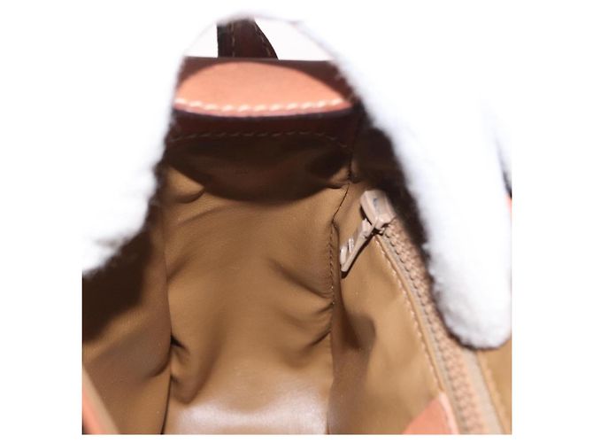 Céline Bolsa de Ombro em Lona Macadam CELINE em Couro PVC Marrom Dourado Auth BA9074 - vista 21