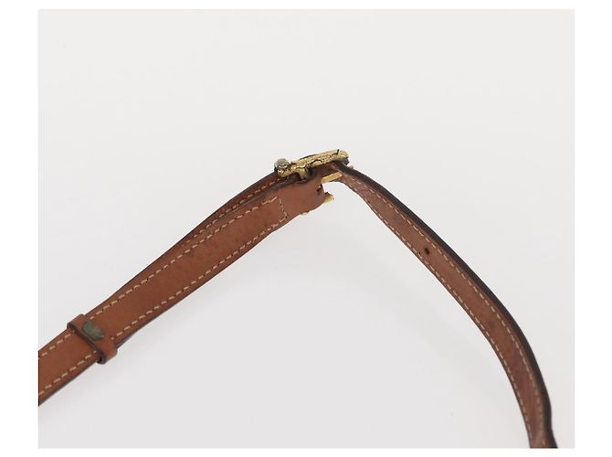 Céline Bolsa de Ombro em Lona Macadam CELINE em Couro PVC Marrom Dourado Auth BA9074 - vista 9