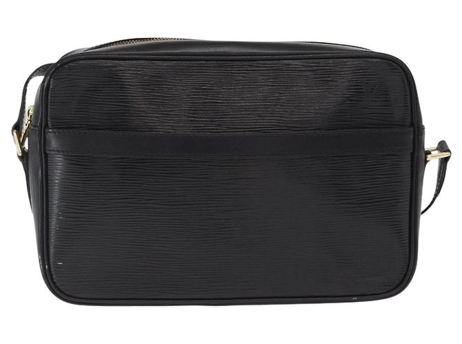 LOUIS VUITTON Borsa a Spalla Epi Trocadero 27 Nera M52312 LV Auth BA9151 Nero - vista 13