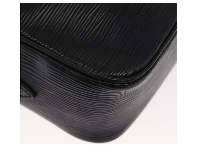 LOUIS VUITTON Borsa a Spalla Epi Trocadero 27 Nera M52312 LV Auth BA9151 Nero - vista 16