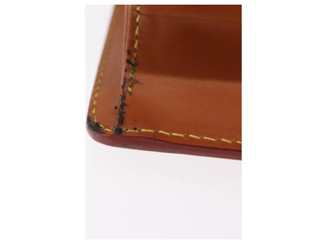 LOUIS VUITTON Pochette Masculina Epi Bolsa Marrom Zipangu Dourado M52528 LV Auth bs32026 - vista 7