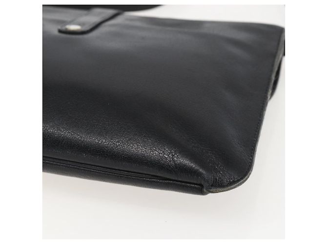 Borsa a Spalla Christian Dior in Pelle Nera e Oro Auth bs31902 Nero D'oro - vista 12