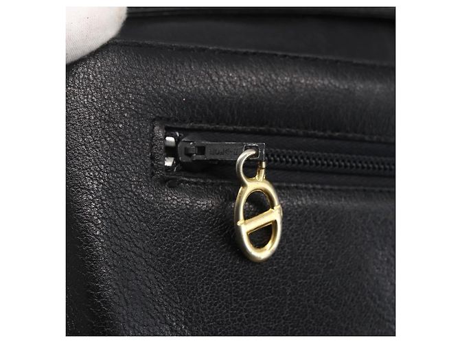 Borsa a Spalla Christian Dior in Pelle Nera e Oro Auth bs31902 Nero D'oro - vista 15