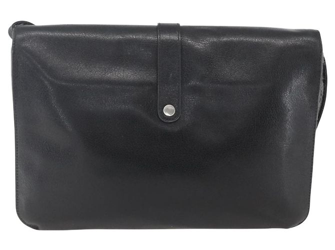 Borsa a Spalla Christian Dior in Pelle Nera e Oro Auth bs31902 Nero D'oro - vista 3