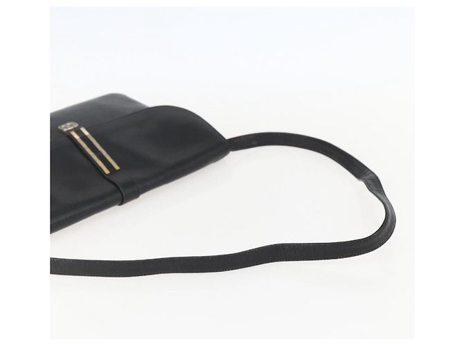 Borsa a Spalla Christian Dior in Pelle Nera e Oro Auth bs31902 Nero D'oro - vista 7