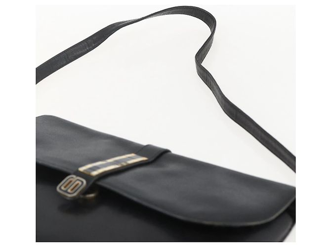 Borsa a Spalla Christian Dior in Pelle Nera e Oro Auth bs31902 Nero D'oro - vista 8