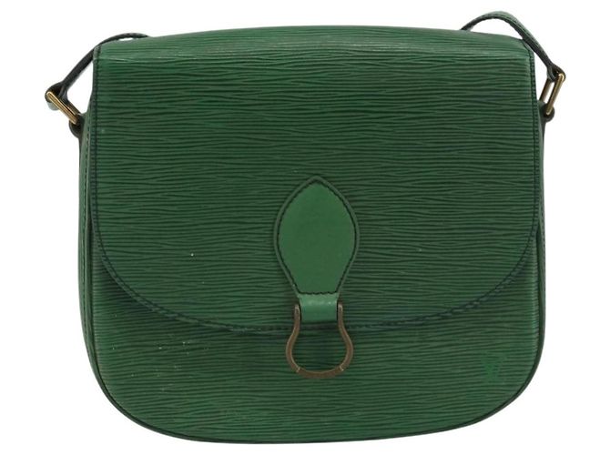 LOUIS VUITTON Borsa a Spalla Epi Saint Cloud GM Verde M52194 LV Auth 157851 - vista 13