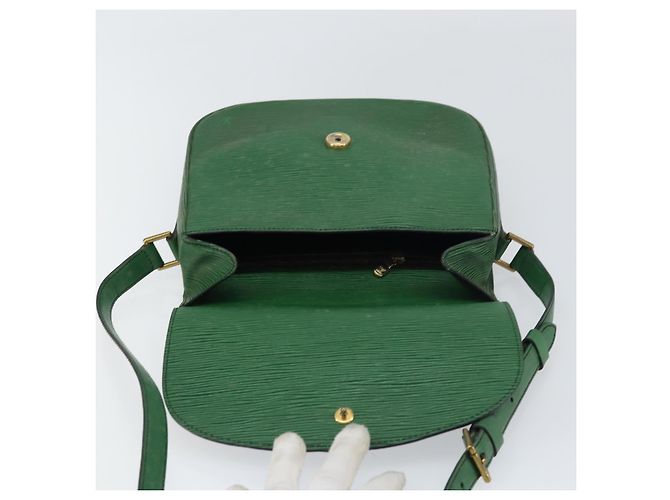 LOUIS VUITTON Borsa a Spalla Epi Saint Cloud GM Verde M52194 LV Auth 157851 - vista 19