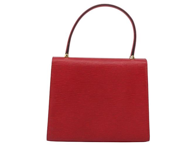 LOUIS VUITTON Borsa a Mano Epi Malesherbes Rossa M52377 LV Auth bs31949 Rosso - vista 2