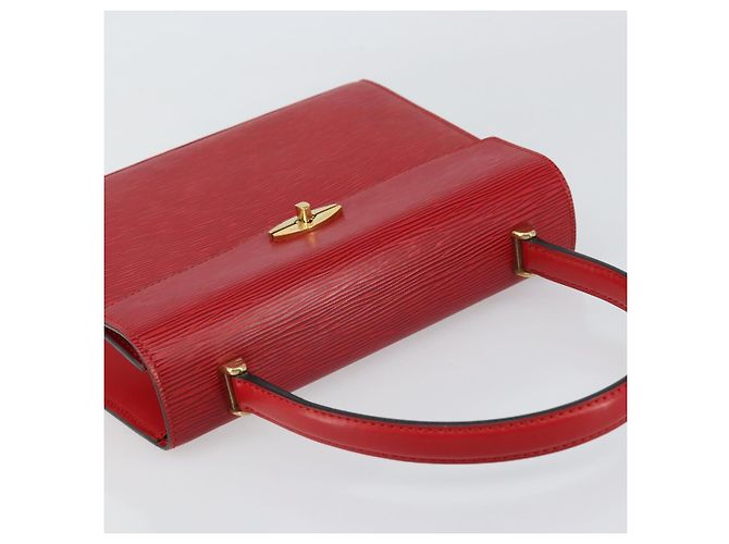 LOUIS VUITTON Borsa a Mano Epi Malesherbes Rossa M52377 LV Auth bs31949 Rosso - vista 6