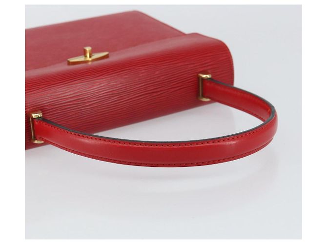 LOUIS VUITTON Borsa a Mano Epi Malesherbes Rossa M52377 LV Auth bs31949 Rosso - vista 7