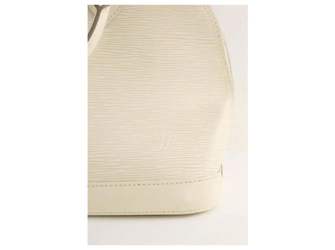 Louis Vuitton Borsa a Mano Alma in Pelle Ecru Crudo - vista 2