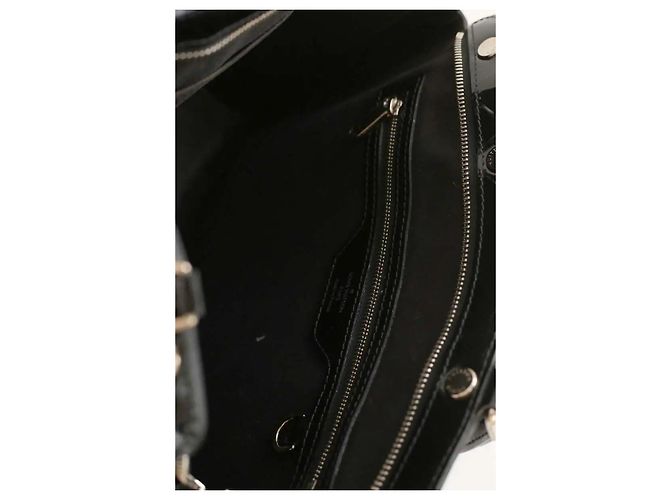 Louis Vuitton Borsa Alma in pelle nera Nero - vista 5