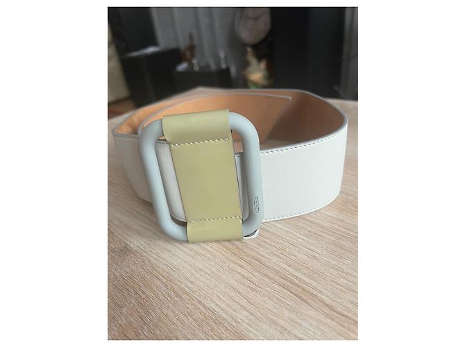 Fendi Leather Belt Grey 80 cm - view 3
