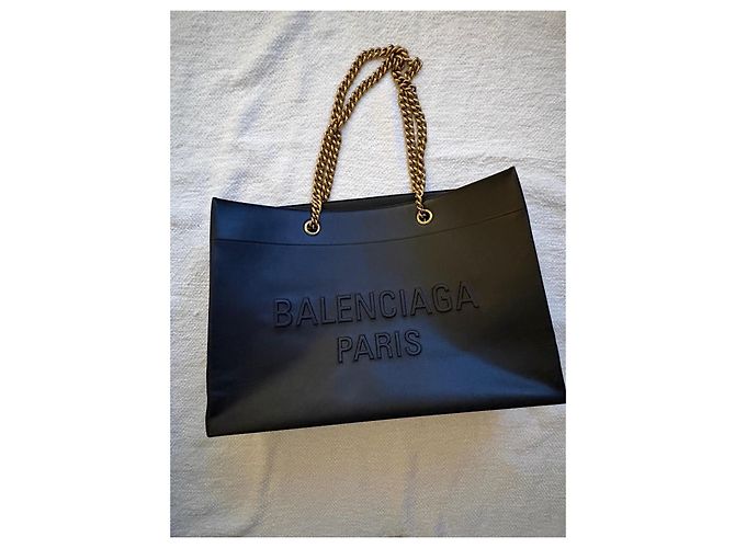 Balenciaga Modell große Duty-Free-Tote-Bag Schwarz - Ansicht 3