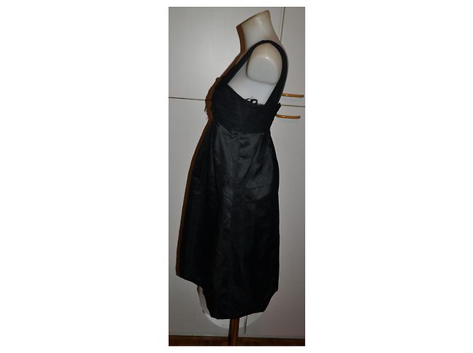 Vera Wang Mini Kleid Schwarz mit Oberteil - Ansicht 2