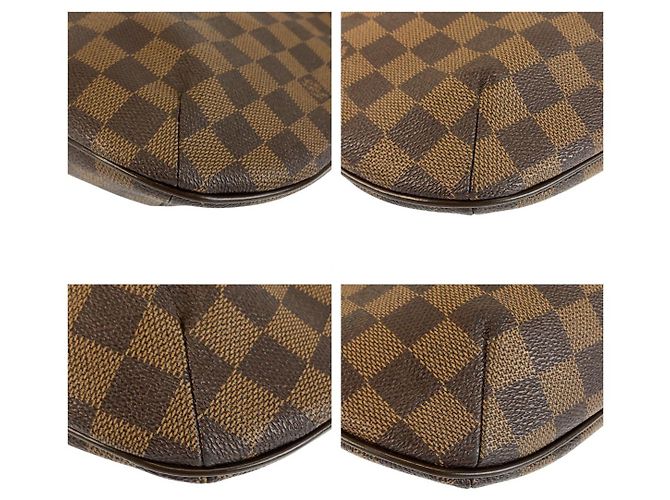 Borsa Messenger Louis Vuitton Damier Bloomsbury GM Marrone - vista 3