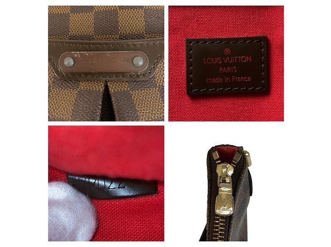 Borsa Messenger Louis Vuitton Damier Bloomsbury GM Marrone - vista 4