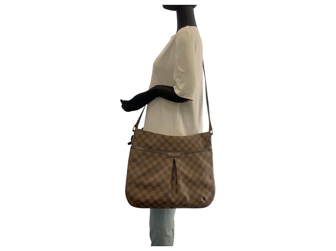 Borsa Messenger Louis Vuitton Damier Bloomsbury GM Marrone - vista 7