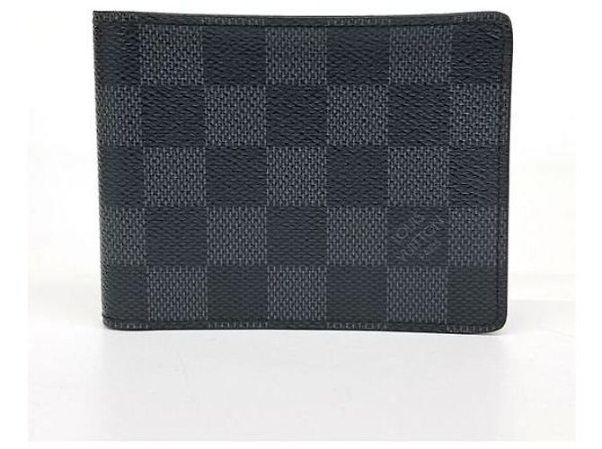 Louis Vuitton Graphite Slender Wallet Black - view 2
