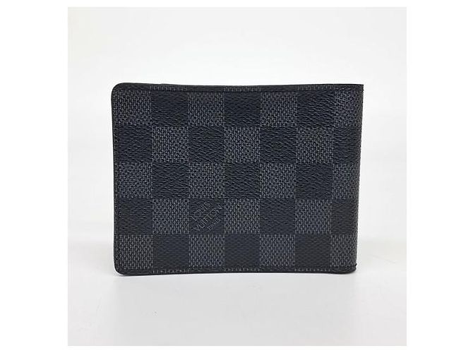 Louis Vuitton Graphite Slender Wallet Black - view 3