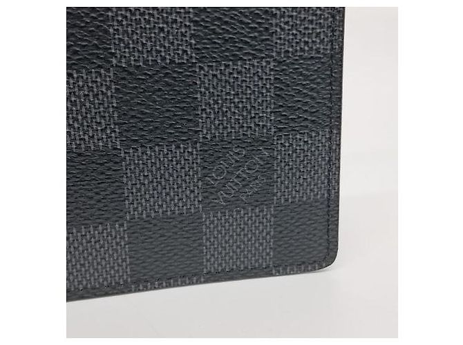 Louis Vuitton Graphite Slender Wallet Black - view 4