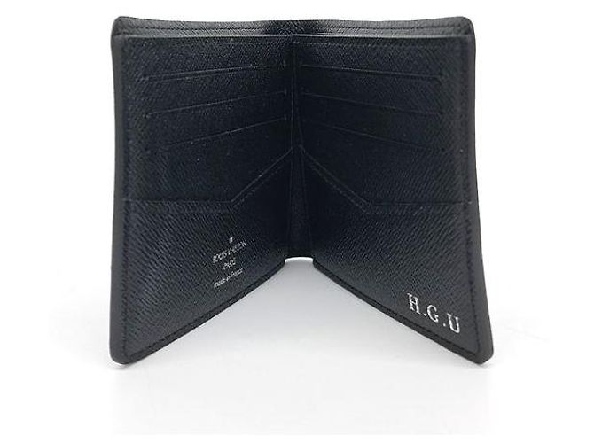 Louis Vuitton Graphite Slender Wallet Black - view 6