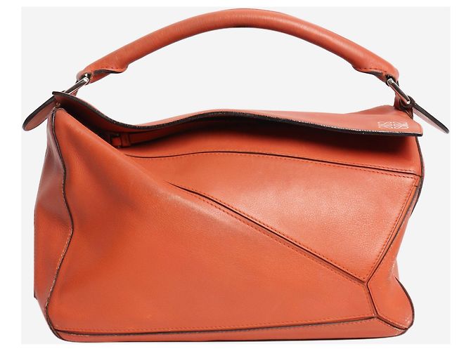 Loewe Mittlere Puzzle-Tasche in Lachsfarbe Orange - Ansicht 3