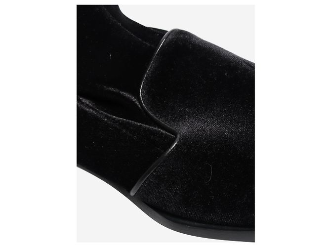 Giorgio Armani Schwarze Samt-Stiefeletten - Größe EU 41 - Ansicht 3