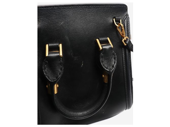 Alexander Mcqueen Borsa a tracolla in pelle nera Nero - vista 4