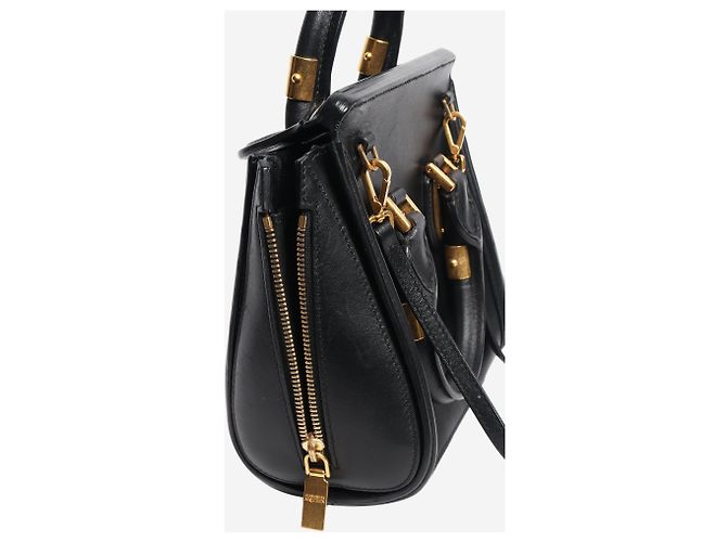 Alexander Mcqueen Borsa a tracolla in pelle nera Nero - vista 6