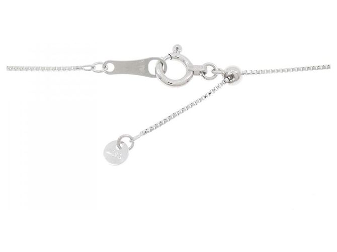 Autre Marque Collana in oro bianco Au750 con rubini e diamanti Argento - vista 5