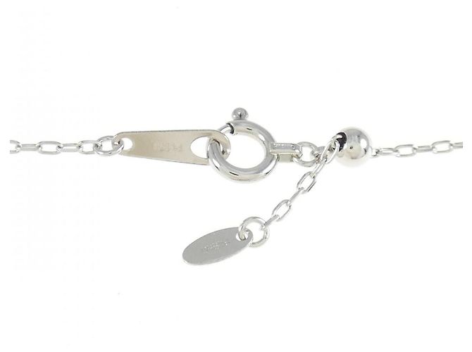 Autre Marque Platin Citrin Diamant Halskette Silber - Ansicht 5