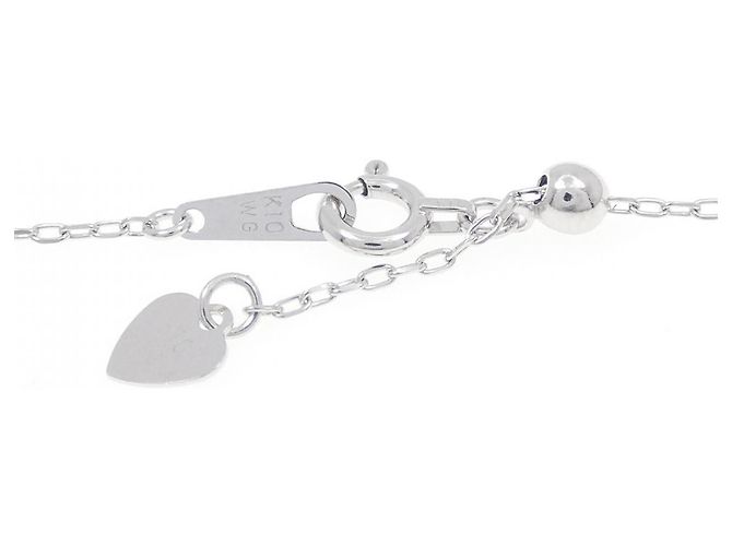 Autre Marque Collana in Diamanti e Zaffiro K14WG K10WG Blu - vista 5