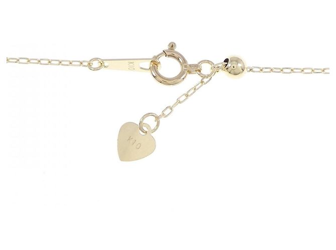 Autre Marque Collana in diamante con nastro K10YG D'oro - vista 5